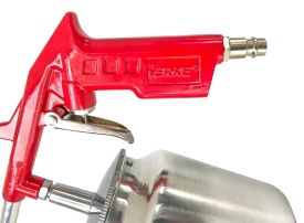 Pistol pneumatic de curățare și întreținere VERKE V81271, cu rezervor 650 ml și duză lungă pentru zone greu accesibile - Img 9