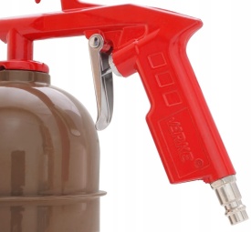 Pistol pneumatic pentru spălare și conservare VERKE V81270, cu rezervor 650 ml și duză lungă pentru zone greu accesibile - Img 8