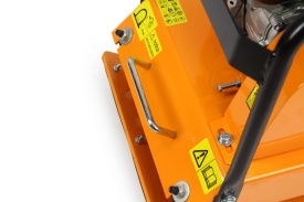Placă compactoare 90kg MAR-POL M79514 – 6.5 CP, forță centrifugală 15kN, adâncime 30cm, motor OHV, roți demontabile, mâner pliabil - Img 9