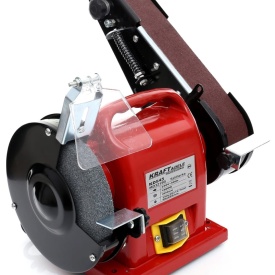 Polizor de banc 2 în 1 KraftDele KD545, 1800W, cu bandă abrazivă și disc pentru ascuțire, șlefuire și curățare metal - Img 7