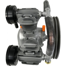 Pompa compresor de aer cu 3 pistoane de 90mm in W cu debit 1100 l/min 7.5kW W3090R (imbunatatit) – Kraft&Dele