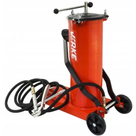 Pompa de gresat actionata la picior recipient 6L VERKE V86131 – Kraft&Dele