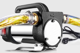 Pompa electrică de transfer ulei și motorină 230V, 180W, debit 50 l/min, MaxRom V80169 - Img 4