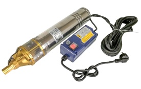 Pompa submersibilă de apă curată MaxRom 0,75 kW, 2400 l/h, înălțime de pompare 60 m, cu cablu 10 m și cutie de comandă - Img 9
