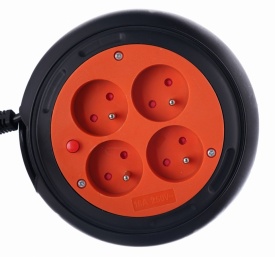 Prelungitor electric cu tambur KraftDele KD4026, cablu 6 m pentru alimentarea echipamentelor din casă, curte și atelier - Img 5