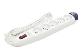 Prelungitor electric KraftDele KD4013, 3 m, 5 prize, cu protecție la suprasarcină și siguranță pentru copii