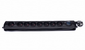 Prelungitor electric KraftDele KD4036, 3 m, 8 prize europene, cu întrerupător, protecție la suprasarcină și siguranță pentru copii - Img 3
