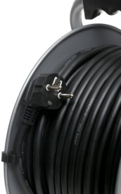 Prelungitor electric pe tambur KraftDele KD4022, 50 m, 4 prize 230 V cu împământare, cablu 3x2,5 mm, pentru grădină și atelier - Img 7
