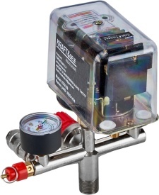 Presostat trifazat pentru compresor KraftDele KD2169 cu triplă conexiune, 2 manometre și 2 cuple rapide - Img 4