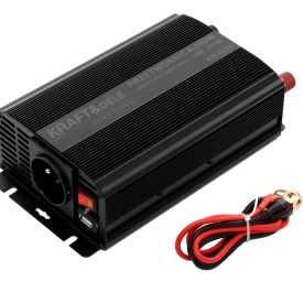 Priză invertor auto 24V la 230V KraftDele KD1253, 500W putere continuă, 1000W vârf, port USB 5V/2A - Img 10
