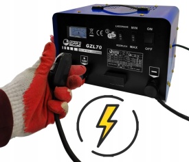 Prostownik auto Mar-Pol GZL-70 RIPPER 12V/24V cu funcție Fast Charge și asistență la pornire, 50A / 250A - Img 5