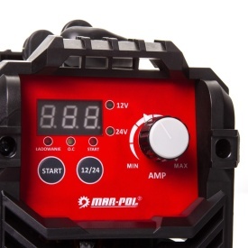 Prostownik invertor cu funcție de pornire Mar-Pol M89381, 12V/24V, 400A, pentru acumulatori 50-500Ah - Img 10