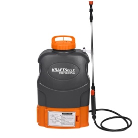 Pulverizator electric cu acumulator KraftDele KD2030, 16L, 12V 8Ah, cu lance telescopică și set de duze pentru grădină și culturi - Img 4