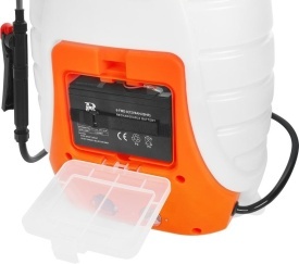 Pulverizator electric cu acumulator KraftDele KD2031, rezervor 18L, 12V 8Ah, pentru grădină, livadă și sere - Img 4