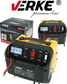 Redresor auto 12V/24V MaxRom V80016 pentru acumulatori plumb-acid, cu ampermetru și protecții la scurtcircuit și supraîncărcare - Img 9