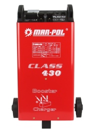 Redresor auto cu funcție de pornire Mar-Pol CLASS 430, 12V/24V, pentru acumulatori 40-400Ah, cu ampermetru LCD - Img 2