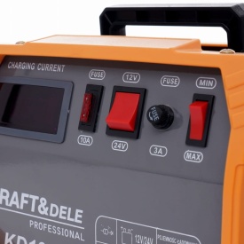 Redresor auto KraftDele KD1924 12V/24V pentru acumulatori 30-250Ah, cu încărcare rapidă și funcție de pornire asistată - Img 9