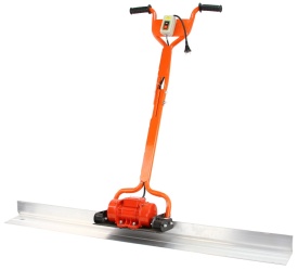 Riglă vibratoare electrică pentru beton 1,5 m Mar-Pol M79497, 200 W, profil aluminiu tip L, 230 V, IP65