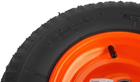 Roată pentru roabă 16 inch KraftDele KD508 cu ax și piulițe, anvelopă 4.80/4.00-8, rulare lină pentru grădină și construcții - Img 10
