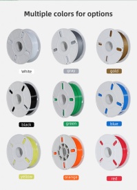 Rola filament ALB translucent PET-G special pentru litere si reclame luminoase 3D 1Kg 345m 1.75mm – Kraft&Dele