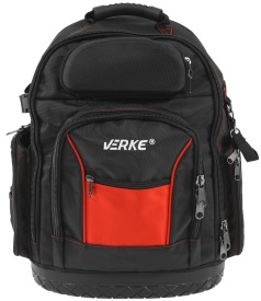 Rucsac profesional pentru scule MaxRom 38 x 47 x 21 cm, poliester 1680D, bază rigidă și organizare eficientă - Img 3