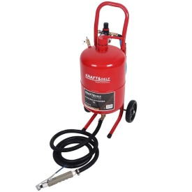 Sablator pneumatic 19L KraftDele KD5879 – aparat de sablare cu furtun și suport mobil - Img 2