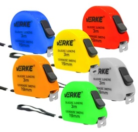 Set 24 rulete retractabile MaxRom 3 m x 17 mm, colorate, cu bandă din oțel și protecție din nylon - Img 8