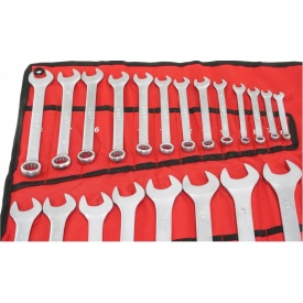 Set chei combinate inelare fixe 25 elemente 6-32mm VERKE V35330 – Kraft&Dele