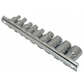 Set chei TORX 1/4 - 3/8" E5-E16 9 elemente VERKE V39110 – Kraft&Dele
