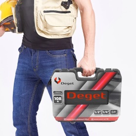 Set chei tubulare MaxRom 108 piese în valiză, pentru service auto, atelier și lucrări mecanice de precizie - Img 12
