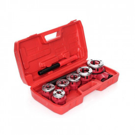 Set clupa filetat manuala 6 piese 1/4" - 1-1 / 4"; kraftdele KD332 - Img 1
