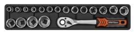 Set complet de scule KraftDele KD11358, 85 piese, în cutie metalică organizată pentru atelier, garaj și lucrări de montaj - Img 6