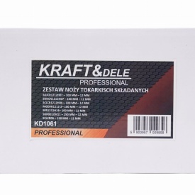 Set cuțite de strung cu plăcuțe amovibile 21 piese KraftDele KD1061, 7 portcuțite 12x12 mm pentru prelucrare precisă - Img 11