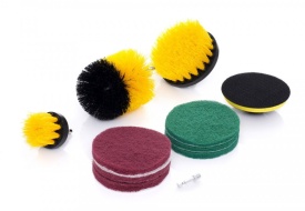 Set de perii curatare pentru bormasina 10 elemente 1/4 TA4203