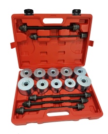 Set extractor bucșe cauciuc Mar-Pol M80445 cu adaptoare și prese filetate pentru atelier auto și lucrări de presare