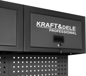 Set mobilier atelier profesional KraftDele KD5862 – dulapuri, sertare, panou perforat și banc de lucru - Img 11