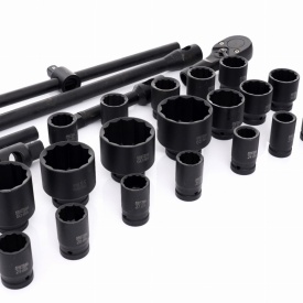 Set nasadki udare 12 colțuri 3/4 inch, 26 piese, Cr-Mo, cu valiză, KraftDele KD11759 pentru atelier și service auto - Img 11