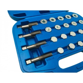 Set pentru Reparare Buson Baie Ulei 64 elemente VERKE V86214 – Kraft&Dele