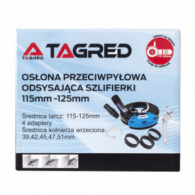 Sistem de aspirare a prafului pentru polizor unghiular 125mm TA1113 TAGRED - Img 2