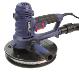 Șlefuitor pentru gips și tencuială Mar-Pol M90200, 180 mm, 800W, cu iluminare LED 360° și sistem de aspirare praf