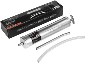 Smarniță manuală KraftDele KD1454, 500 cm³, cu furtun 25 cm, pentru ungere precisă în atelier, service și utilaje