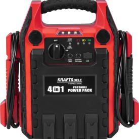 Starter auto multifuncțional 4 în 1 KraftDele KD5346, 12V, 22Ah, 1200A, cu compresor, lanternă LED și alimentare USB - Img 3