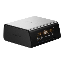 Stație de andocare EcoFlow RAPID Pro 320W, 4xUSB-C, 1xUSB-A, GaN