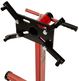 Stativ atelier pentru motor și cutie de viteze 450 kg KraftDele KD1361, cap rotativ 360° și roți metalice - Img 2