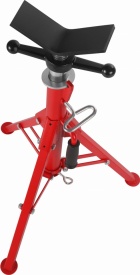 Stativ profesional pentru țevi KraftDele KD3512 – Capacitate 1340 kg, Înălțime reglabilă 71-132 cm, Suport industrial masiv - Img 2