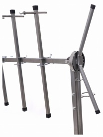Stativ profesional pentru vopsitorie Kraft&Dele KD349 – Rotativ 360°, 6 Brațe de fixare, Mobil, Lungime 200 cm - Img 2
