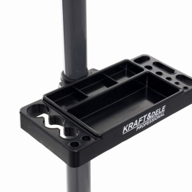 Stativ service biciclete KraftDele KD11252, suport reglabil 105-143 cm, cap rotativ 360°, sarcină maximă 30 kg - Img 6