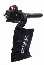 Suflantă și aspirator de frunze pe benzină KraftDele KD5153, motor 2 timpi, 3 CP, pentru curățarea grădinii - Img 6