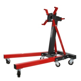 Suport mobil montaj motor Mar-Pol 900 kg (2000 lbs), cu suport rotativ și roți pentru atelier auto - Img 3