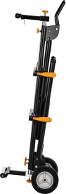 Suport profesional pentru ferăstrău staționar Kraft&Dele KD11873 – Extensibil 216 cm, Picioare pliabile, Role de ghidare și Roți de transport - Img 7